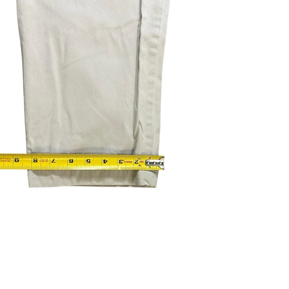 Polo Ralph Lauren Chino Pants Pleated Mens 36x30‎ Khaki Beige